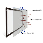 Lavagna luminosa LED 23W A2 con luminosità regolabile
