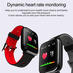 Q58S Touchscreen TFT da 1,3 pollici IP67 Smartwatch impermeabile, supporto promemoria chiamata/monitoraggio della frequenza cardiaca/monitoraggio della pressione sanguigna/monitoraggio del sonno