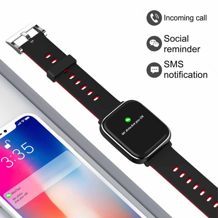 Q58S Touchscreen TFT da 1,3 pollici IP67 Smartwatch impermeabile, supporto promemoria chiamata/monitoraggio della frequenza cardiaca/monitoraggio della pressione sanguigna/monitoraggio del sonno