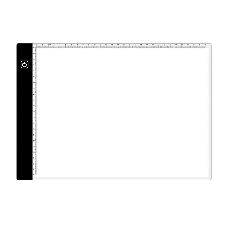 Lavagna luminosa A4 LED USB dimmerabile 3 livelli