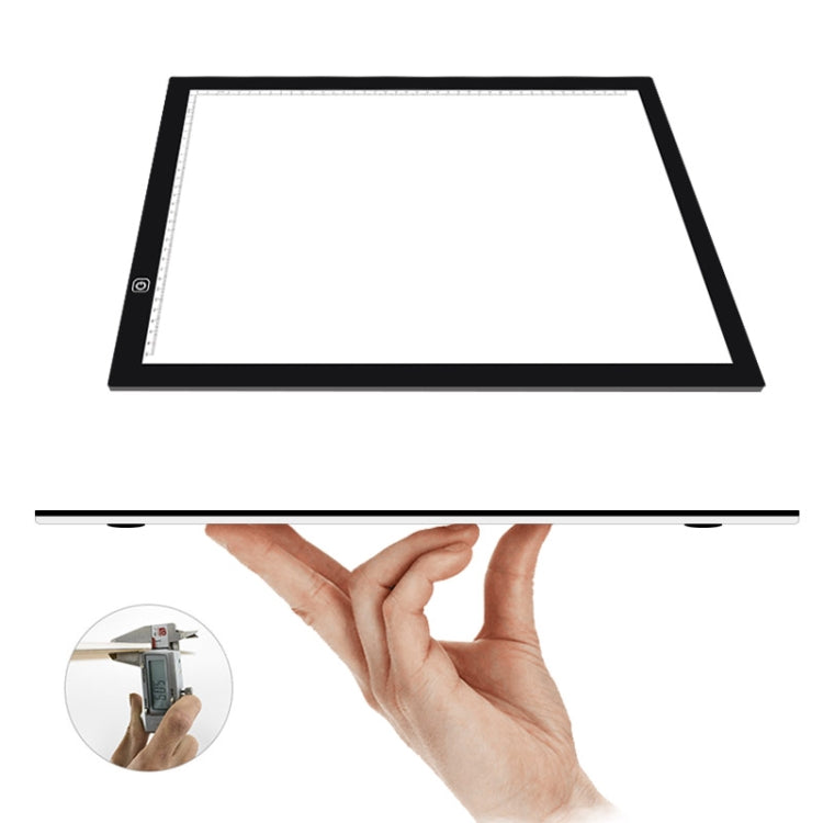 8W 5V LED USB Three Level of Brightness Dimmable A3 Scale Acrylic Sketch Boards Anime Sketch Drawing Sketchpad with USB Cable, Three Level of Brightness Dimmable with USB Cable