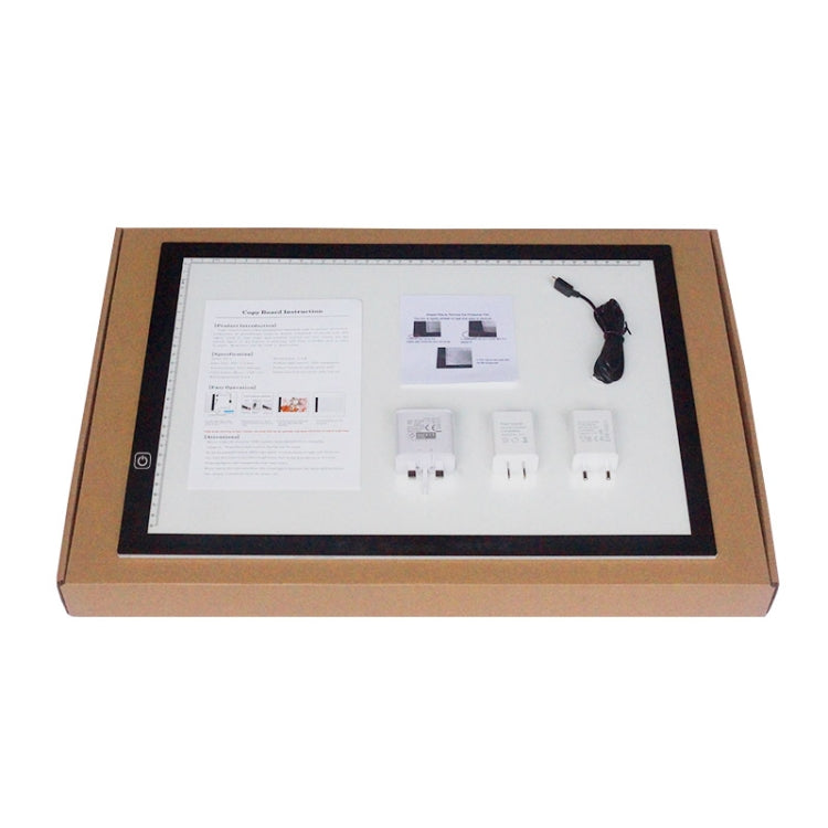 Lampada LED A3 in acrilico con dimmer USB 8W 5V