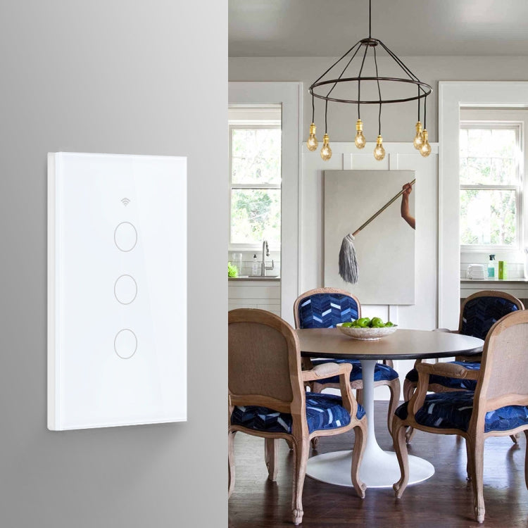 Interruttore luce smart WiFi touch vetro compatibile Alexa