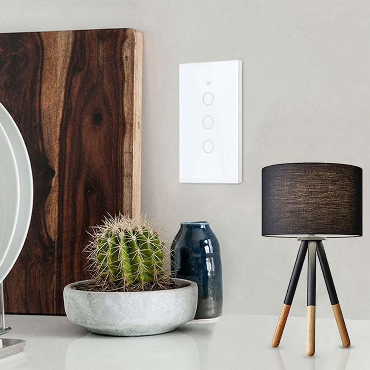 Interruttore luce smart WiFi touch vetro compatibile Alexa