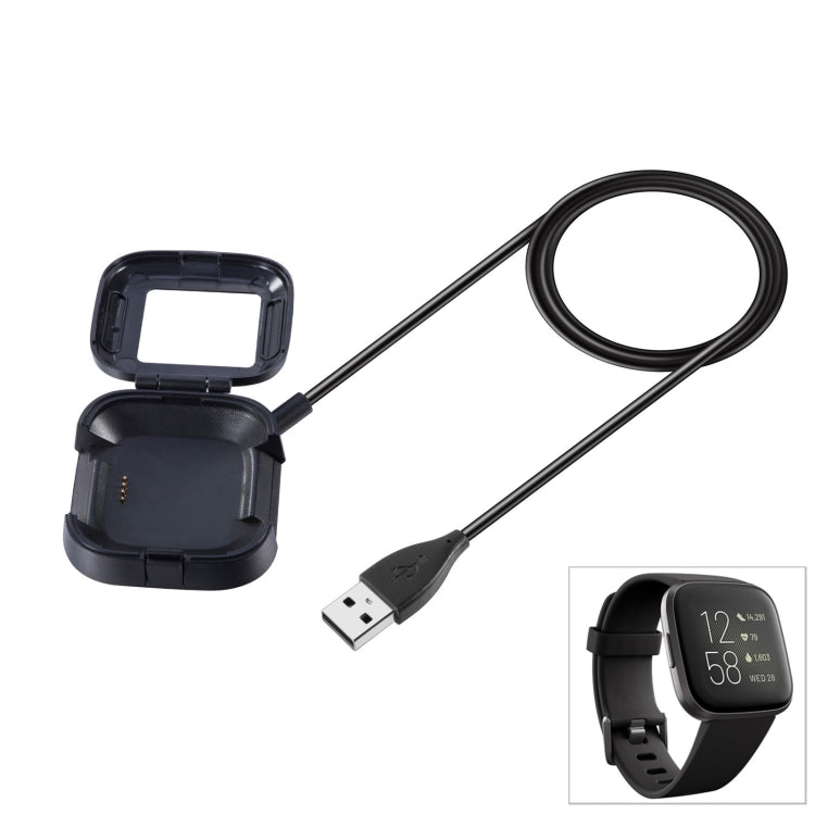 Cavo caricabatterie USB per smartwatch Fitbit Versa 2, lunghezza: 90 cm