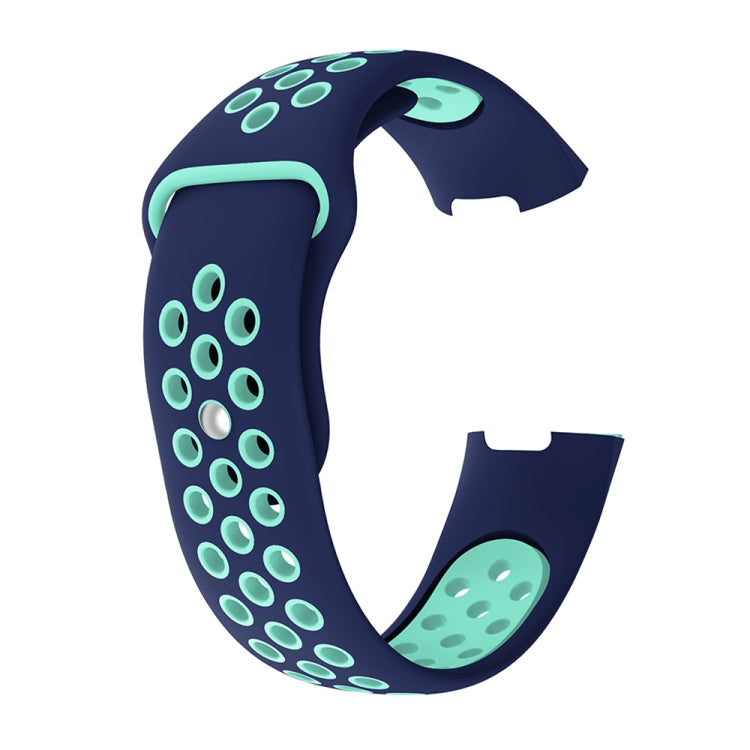 Cinturino in silicone bicolore per Fitbit Charge 3 130-195 mm