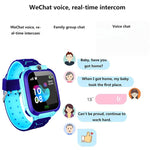 Smartwatch Q12 con schermo a colori da 1,44 pollici per bambini, non impermeabile, supporto posizionamento LBS / composizione bidirezionale / SOS / monitoraggio vocale / APP Setracker