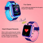 Smartwatch Q12 con schermo a colori da 1,44 pollici per bambini, non impermeabile, supporto posizionamento LBS / composizione bidirezionale / SOS / monitoraggio vocale / APP Setracker