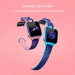 Smartwatch Q12 con schermo a colori da 1,44 pollici per bambini, non impermeabile, supporto posizionamento LBS / composizione bidirezionale / SOS / monitoraggio vocale / APP Setracker