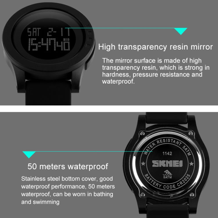 SKMEI 1142 Orologio digitale uomo impermeabile sport