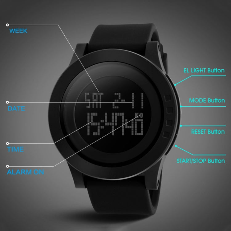 SKMEI 1142 Orologio digitale uomo impermeabile sport
