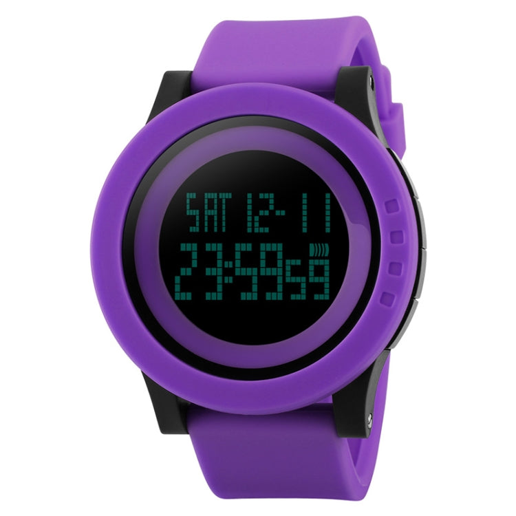 SKMEI 1142 Orologio digitale da uomo multifunzionale per sport all'aria aperta nottilucenti impermeabile in gel di silice