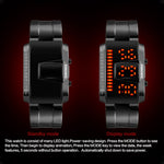 SKMEI 1179 Orologio digitale LED impermeabile nottilucente per sport all'aria aperta multifunzionale