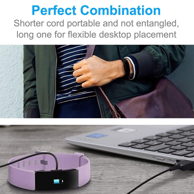 Caricatore USB ABS 1A 5V per Fitbit Inspire / Inspire HR, lunghezza cavo: 15 cm