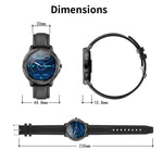 CF19 Smart Watch touch screen a colori IPS da 1,3 pollici, impermeabile IP67, supporto previsioni meteo / cardiofrequenzimetro / monitor del sonno / monitoraggio della pressione sanguigna