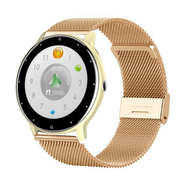 ZL02D 1,28 pollici IP67 impermeabile cinturino in acciaio Smart Watch supporto monitoraggio della frequenza cardiaca, Steel Band (Black), Steel Band (Pink), Steel Band (Gold), Steel Band (Blue)