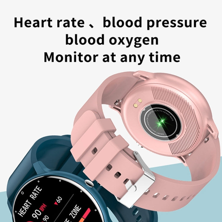 ZL02D 1,28 pollici IP67 impermeabile cinturino in acciaio Smart Watch supporto monitoraggio della frequenza cardiaca, Steel Band (Black), Steel Band (Pink), Steel Band (Gold), Steel Band (Blue)