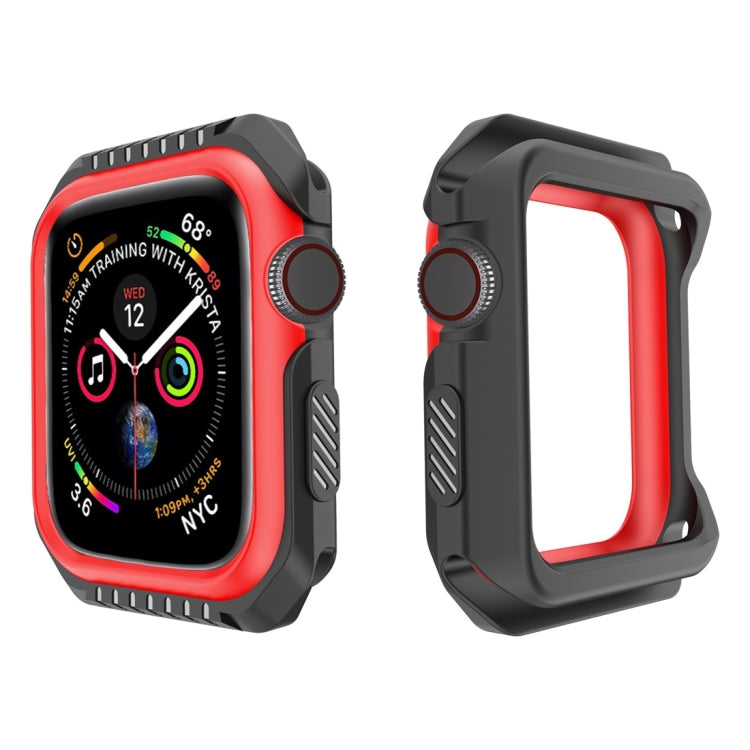 Custodia protettiva bicolore antiurto per Smart Watch per Apple Watch Series 3 42mm, For Apple Watch Series 3 / 2 / 1 42mm (Black), For Apple Watch Series 3 / 2 / 1 42mm (Black Red), For Apple Watch Series 3 / 2 / 1 42mm (Black White)                  ...