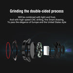 Smart Watch N6 Schermo TFT da 1,3 pollici MTK2502C Bluetooth4.0, cinturino in acciaio inossidabile, supporto cardiofrequenzimetro e contapassi, monitor del sonno e promemoria sedentario, Stainless Steel Watch Strap/Black                                ...