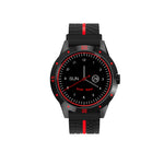 N6 Smart Watch Schermo TFT da 1,3 pollici MTK2502C Bluetooth4.0, cinturino in silicone, supporto cardiofrequenzimetro e contapassi, monitor del sonno e promemoria sedentario, Silicone Watch Strap/Red, Silicone Watch Strap/Yellow