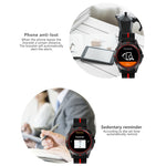 N6 Smart Watch Schermo TFT da 1,3 pollici MTK2502C Bluetooth4.0, cinturino in silicone, supporto cardiofrequenzimetro e contapassi, monitor del sonno e promemoria sedentario, Silicone Watch Strap/Red, Silicone Watch Strap/Yellow