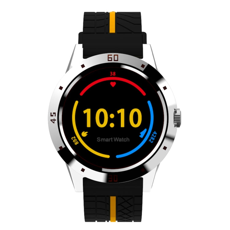 N6 Smart Watch Schermo TFT da 1,3 pollici MTK2502C Bluetooth4.0, cinturino in silicone, supporto cardiofrequenzimetro e contapassi, monitor del sonno e promemoria sedentario, Silicone Watch Strap/Red, Silicone Watch Strap/Yellow