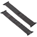 Per Apple Watch Serie 7 41mm / 6 e SE e 5 e 4 40mm / 3 e 2 e 1 38mm Cinturino da polso in acciaio inossidabile con nove perline, For Apple Watch Series 7 41mm / 6 & SE & 5 & 4 40mm / 3 & 2 & 1 38mm