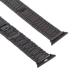 Per Apple Watch Serie 7 41mm / 6 e SE e 5 e 4 40mm / 3 e 2 e 1 38mm Cinturino da polso in acciaio inossidabile con nove perline, For Apple Watch Series 7 41mm / 6 & SE & 5 & 4 40mm / 3 & 2 & 1 38mm