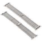 Per Apple Watch Serie 7 41mm / 6 e SE e 5 e 4 40mm / 3 e 2 e 1 38mm Cinturino da polso in acciaio inossidabile con nove perline, For Apple Watch Series 7 41mm / 6 & SE & 5 & 4 40mm / 3 & 2 & 1 38mm