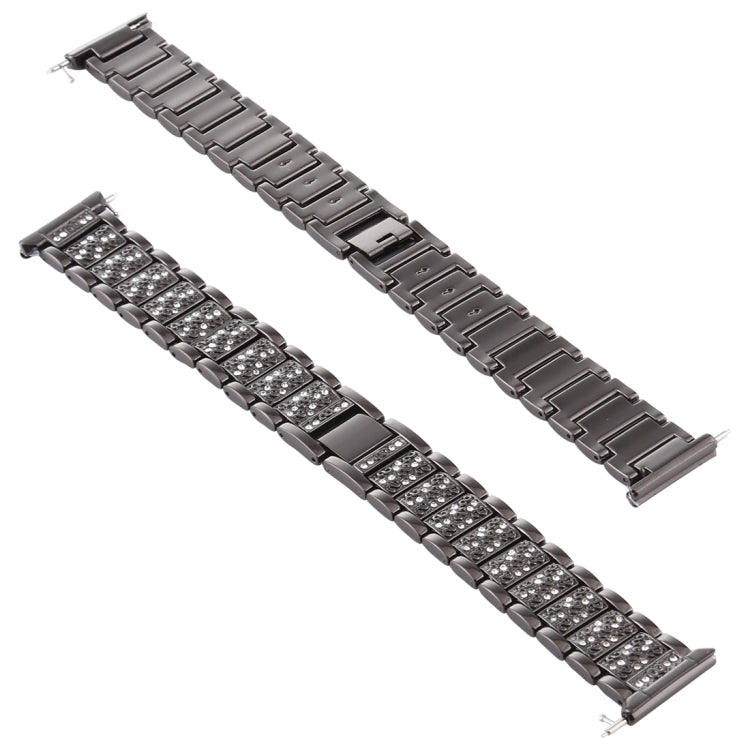 Cinturino in acciaio inox con diamanti per Fitbit Versa