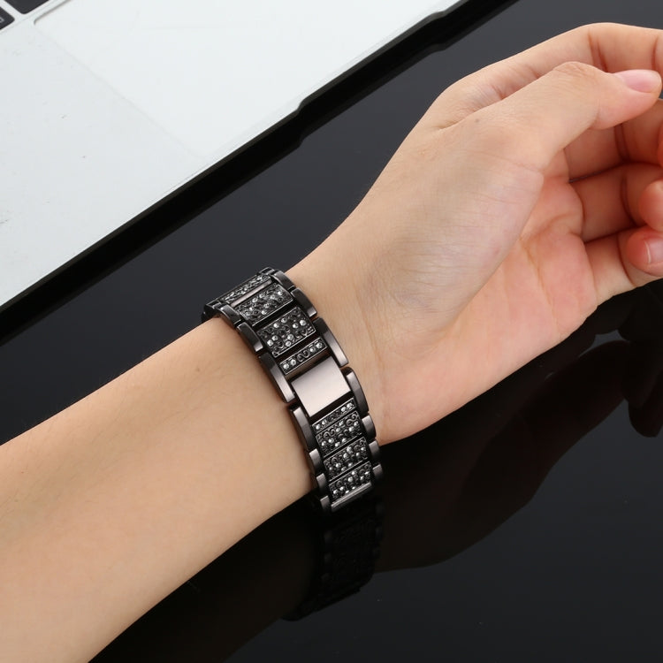 Per cinturino in acciaio inossidabile tempestato di diamanti Fitbit Versa