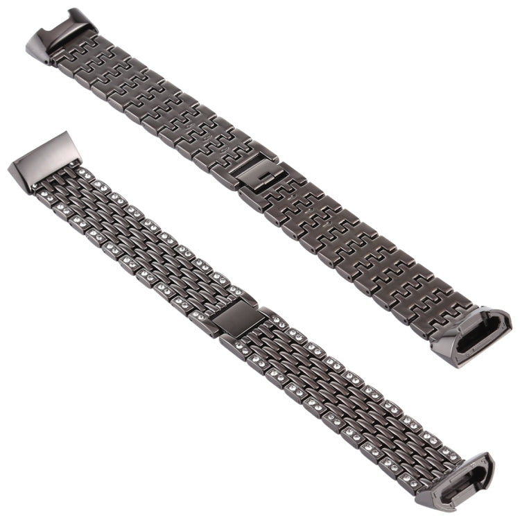 Cinturino in acciaio inox con diamanti per Fitbit Charge 3