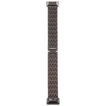 Per Fitbit Charge 3 cinturino in acciaio inossidabile tempestato di diamanti