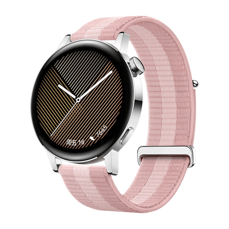 Smartwatch HUAWEI WATCH GT 3, cinturino intrecciato da 42 mm, schermo AMOLED da 1,32 pollici, supporto per monitoraggio della frequenza cardiaca/GPS/durata della batteria di 7 giorni/NFC, GT 3 42mm Pink