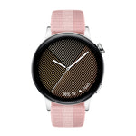 Smartwatch HUAWEI WATCH GT 3, cinturino intrecciato da 42 mm, schermo AMOLED da 1,32 pollici, supporto per monitoraggio della frequenza cardiaca/GPS/durata della batteria di 7 giorni/NFC, GT 3 42mm Pink