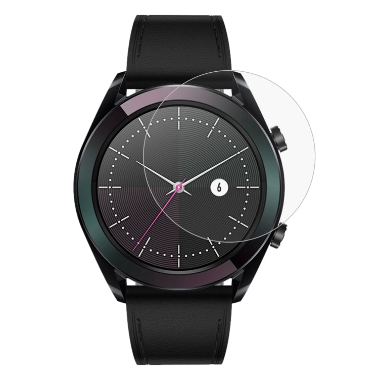 ENKAY Hat-Prince 0.2mm 9H 2.15D Pellicola in vetro temperato con bordo curvo per Huawei Watch GT 42mm