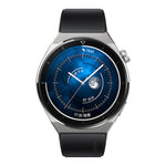 Smartwatch HUAWEI WATCH GT 3 Pro Titanium 46 mm cinturino in vera pelle, schermo AMOLED da 1,43 pollici, supporto ECG/GPS/durata della batteria 14 giorni, 46mm Rubber Wristband, 46mm Genuine Leather Wristband