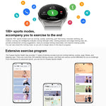 Smartwatch HUAWEI WATCH GT 3 Pro Titanium 46 mm cinturino in vera pelle, schermo AMOLED da 1,43 pollici, supporto ECG/GPS/durata della batteria 14 giorni, 46mm Rubber Wristband, 46mm Genuine Leather Wristband