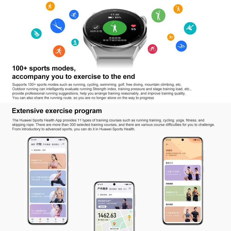 Smartwatch HUAWEI WATCH GT 3 Pro Titanium 46 mm cinturino in vera pelle, schermo AMOLED da 1,43 pollici, supporto ECG/GPS/durata della batteria 14 giorni, 46mm Rubber Wristband, 46mm Genuine Leather Wristband