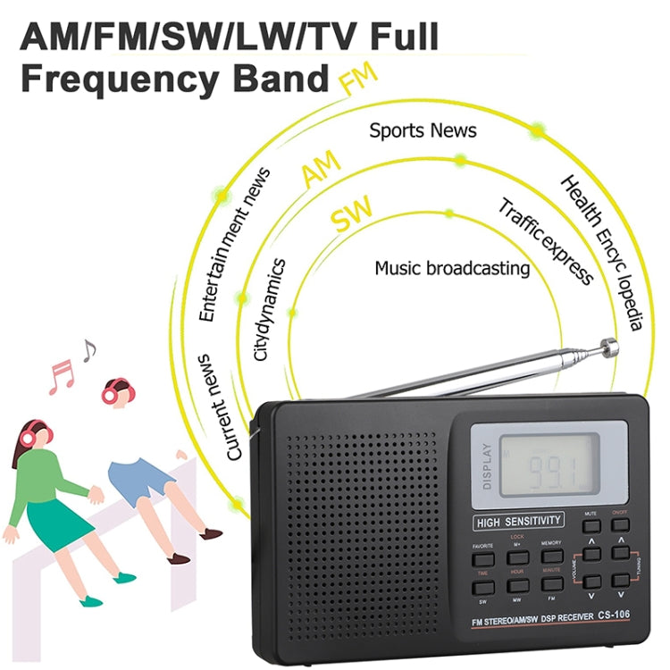 Ricevitore radio stereo multifunzionale con demodulazione digital
