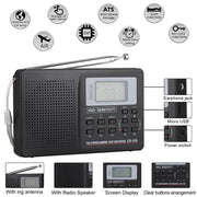 Ricevitore radio stereo multifunzionale CS-106 10KHZ