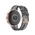 Cinturino per orologio con cinturino da polso in nylon con trama a strisce da 18 mm per Fossil Female Sport / Charter HR / Gen 4 Q Venture HR