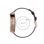 Cinturino per orologio con cinturino da polso in nylon con trama a strisce da 18 mm per Fossil Female Sport / Charter HR / Gen 4 Q Venture HR