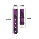 Cinturino per orologio con cinturino da polso in nylon con trama a strisce da 18 mm per Fossil Female Sport / Charter HR / Gen 4 Q Venture HR