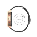 Cinturino per orologio con cinturino da polso in maglia metallica da 18 mm per Fossil Female Sport / Charter HR / Gen 4 Q Venture HR