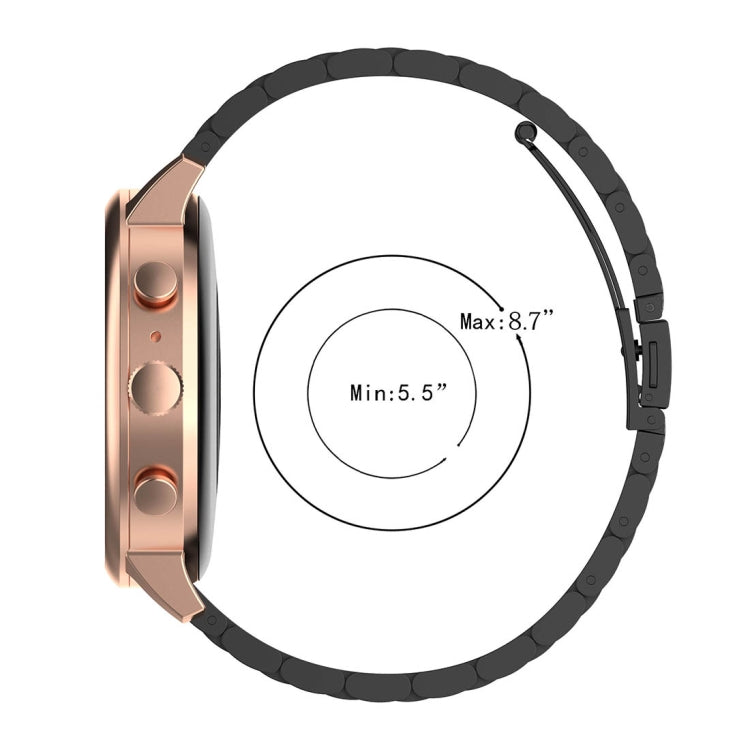 Cinturino per orologio con cinturino da polso in acciaio da 18 mm per Fossil Female Sport / Charter HR / Gen 4 Q Venture HR