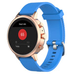 Cinturino per orologio con cinturino da polso in silicone con trama da 18 mm per Fossil Female Sport / Charter HR / Gen 4 Q Venture HR