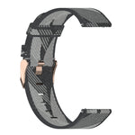 Cinturino per orologio con cinturino da polso in nylon con trama a righe da 20 mm per Huami Amazfit GTR 42 mm / GTS / BIP / BIP Lite