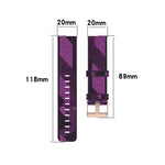 Cinturino per orologio con cinturino da polso in nylon con trama a righe da 20 mm per Galaxy Watch 42 mm, Galaxy Active / Active 2, Gear Sport, S2 Classic