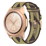 Cinturino per orologio con cinturino da polso in nylon con trama a righe da 20 mm per Galaxy Watch 42 mm, Galaxy Active / Active 2, Gear Sport, S2 Classic
